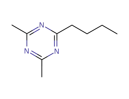 Molecular Structure of 30362-05-1 (2-butyl-4,6-dimethyl-1,3,5-triazine)