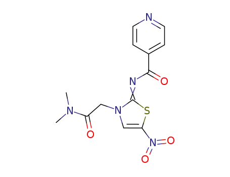 N-[(2E)-3-[2-(dimethylamino)-2-oxoethyl]-5-nitro-1,3-thiazol-2(3H)-ylidene]pyridine-4-carboxamide