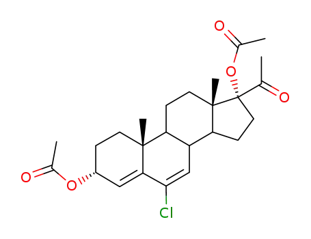 Molecular Structure of 3044-32-4 (3β,17-Bisacetoxy-6-chloropregna-4,6-dien-20-one)
