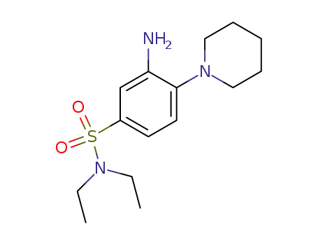 Molecular Structure of 22745-63-7 (3-AMINO-N,N-DIETHYL-4-PIPERIDIN-1-YL-BENZENESULFONAMIDE)