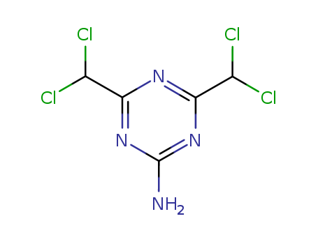 30360-41-9,4,6-bis(dichloromethyl)-1,3,5-triazin-2-amine,s-Triazine,2-amino-4,6-bis(dichloromethyl)- (6CI,8CI)