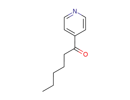 Molecular Structure of 23389-74-4 (1-(4-Pyridinyl)hexane-1-one)