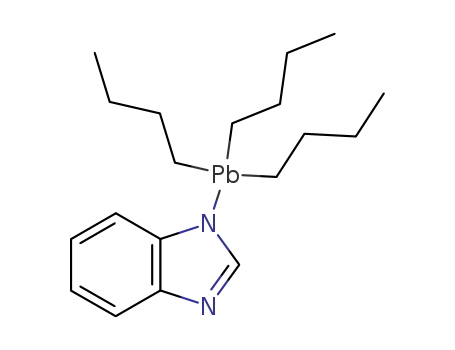 23188-89-8,Tributyl(1H-benzimidazol-1-yl)plumbane,Plumbane,1-benzimidazolyltributyl- (8CI); Benzimidazole, 1-(tributylplumbyl)- (8CI);N-(Tributylplumbyl)benzimidazole