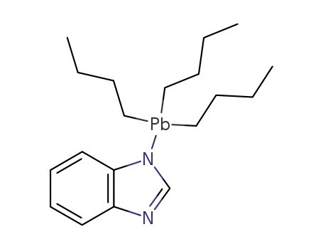 Molecular Structure of 23188-89-8 (Tributyl(1H-benzimidazol-1-yl)plumbane)