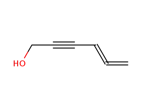 Molecular Structure of 2749-79-3 (4,5-Hexadien-2-yn-1-ol)