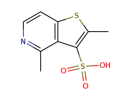 Thieno[3,2-c]pyridine-3-sulfonicacid, 2,4-dimethyl- cas  30433-82-0