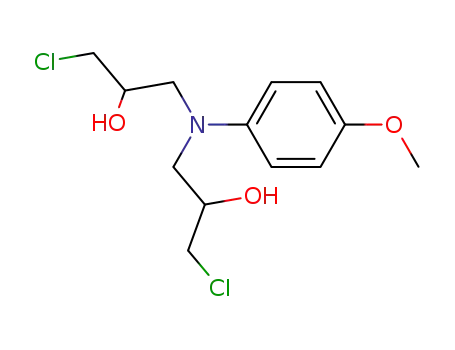 Molecular Structure of 4643-49-6 (2-Propanol,1,1'-[(p-methoxyphenyl)imino]bis[3-chloro- (7CI,8CI))