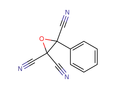Molecular Structure of 3041-51-8 (3-phenyloxirane-2,2,3-tricarbonitrile)