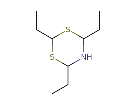 Molecular Structure of 54717-17-8 (Dihydro-2,4,6-triethyl-1,3,5-[4H]-dithiazine)