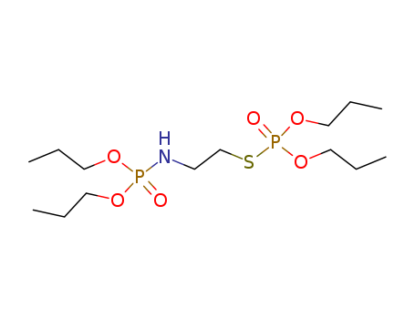 23497-23-6,Phosphorothioic acid S-[2-(dipropoxyphosphinylamino)ethyl]O,O-dipropyl ester,Phosphorothioicacid, O,O-dipropyl ester, S-ester with dipropyl(2-mercaptoethyl)phosphoramidate (8CI)