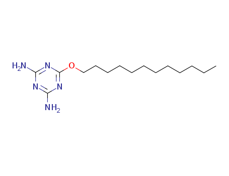 24126-22-5,6-(dodecyloxy)-1,3,5-triazine-2,4-diamine,s-Triazine,2,4-diamino-6-(dodecyloxy)- (6CI,8CI)