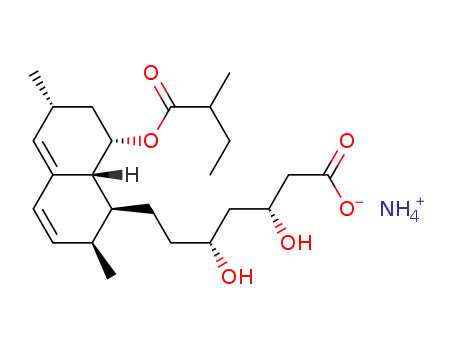 Molecular Structure of 237073-64-2 (LOVASTATIN AMMONIUM SALT)