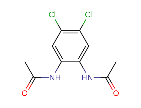 Molecular Structure of 23562-52-9 (N1-[2-(ACETYLAMINO)-4,5-DICHLOROPHENYL]ACETAMIDE)