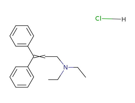 30778-24-6,N,N-diethyl-3,3-diphenylprop-2-en-1-aminium chloride,