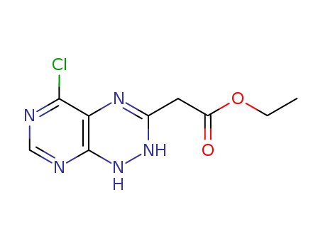 30855-43-7,ethyl (5-chloro-1,2-dihydropyrimido[5,4-e][1,2,4]triazin-3-yl)acetate,Pyrimido[5,4-e]-as-triazine-3-aceticacid, 5-chloro-1,2-dihydro-, ethyl ester (8CI); NSC 107667