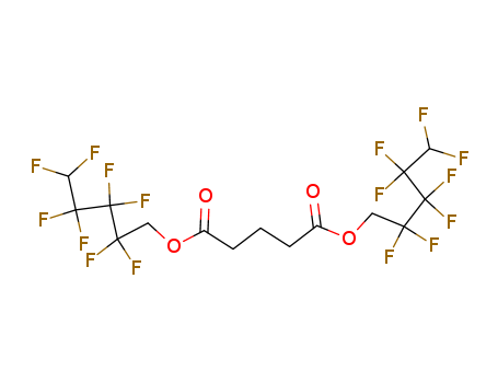Pentanedioic acid,1,5-bis(2,2,3,3,4,4,5,5-octafluoropentyl) ester cas  308-36-1