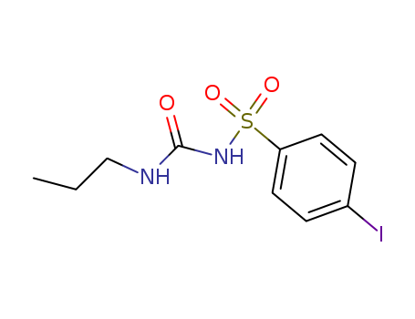 30961-44-5,Iodopropamide,Urea,1-[(p-iodophenyl)sulfonyl]-3-propyl- (8CI);1-(p-Iodobenzenesulfonyl)-3-n-propylurea; 1-(p-Iodobenzenesulfonyl)-3-propylurea;Iodopropamide