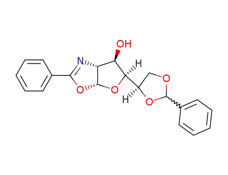 3a,5,6,6a-Tetrahydro-2-phenyl-5-(2-phenyl-1,3-dioxolan-4-yl)furo[3,2-d]oxazol-6-ol