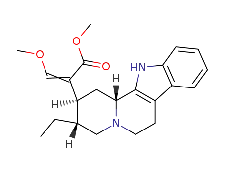 Molecular Structure of 7729-23-9 (Hirsutine)