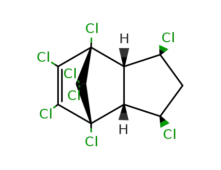 1-exo-3-exo-4,5,6,7,8,8-Octachlor-4,7-methano-3a,4,7,7a-tetrahydro-indan, δ-Chlordan