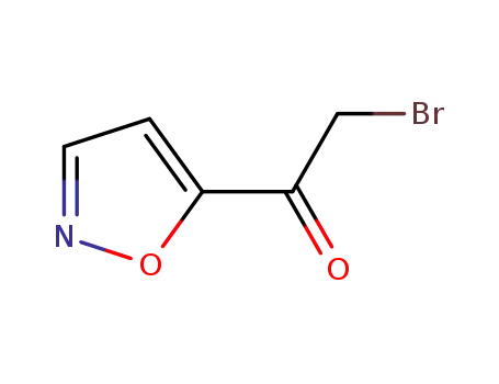Molecular Structure of 237386-05-9 (Ethanone, 2-bromo-1-(5-isoxazolyl)- (9CI))