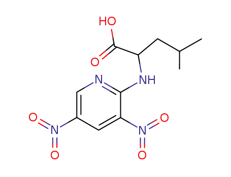 Molecular Structure of 3073-26-5 (DNPYR-DL-LEUCINE)
