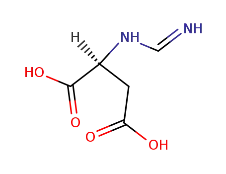 Molecular Structure of 2374-41-6 (FORMIMINO-L-ASPARTIC ACID)