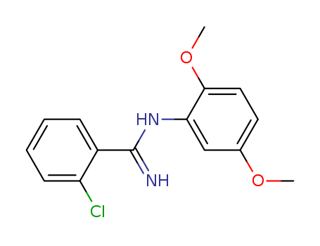 23564-78-5,o-Chloro-N-(2,5-dimethoxyphenyl)benzamidine,Benzamidine,o-chloro-N-(2,5-dimethoxyphenyl)- (8CI)