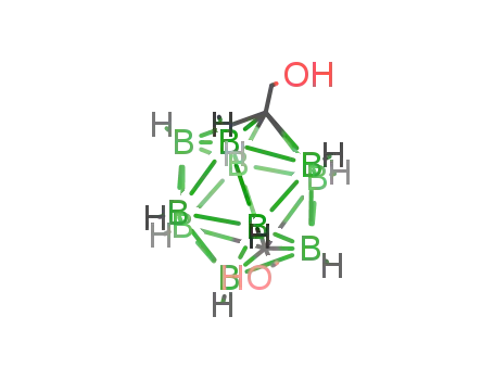 Molecular Structure of 23924-78-9 (1,7-BIS(HYDROXYMETHYL)-M-CARBORANE)