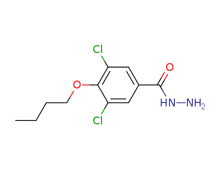 23964-35-4,4-butoxy-3,5-dichlorobenzohydrazide,3,5-Dichloro-4-butoxybenzohydrazide