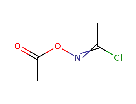 Molecular Structure of 23786-83-6 ((1Z)-N-(acetyloxy)ethanimidoyl chloride)