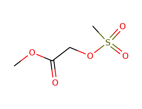 Molecular Structure of 23550-26-7 (methyl [(methylsulfonyl)oxy]acetate)