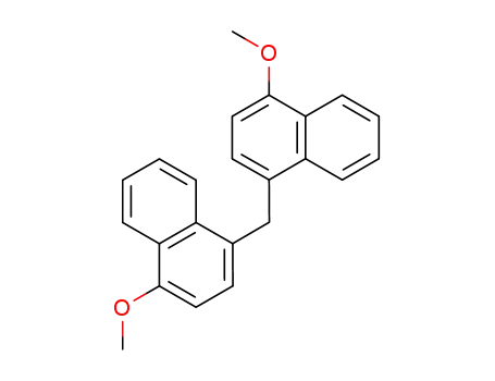 Molecular Structure of 2388-43-4 (1-methoxy-4-[(4-methoxynaphthalen-1-yl)methyl]naphthalene)