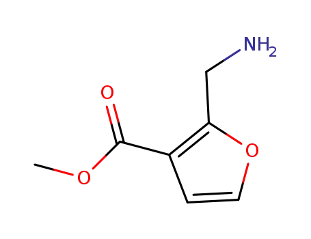 Molecular Structure of 306936-50-5 (METHYL 2-(AMINOMETHYL)-3-FUROATE)