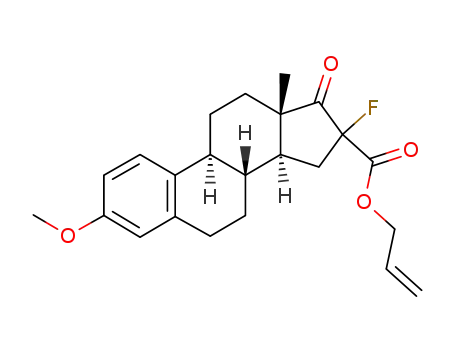 (8R,9S,13S,14S)-16-Fluoro-3-methoxy-13-methyl-17-oxo-7,8,9,11,12,13,14,15,16,17-decahydro-6H-cyclopenta[a]phenanthrene-16-carboxylic acid allyl ester