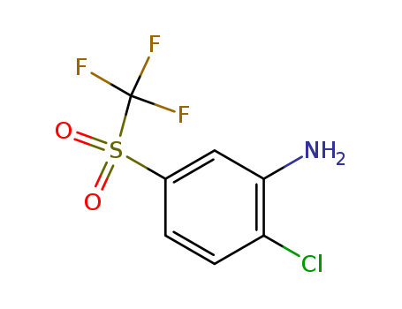 Benzenamine,2-chloro-5-[(trifluoromethyl)sulfonyl]-