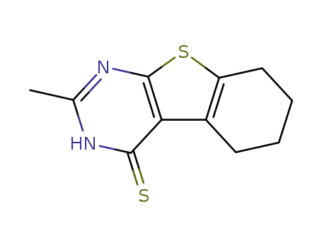 Molecular Structure of 23922-04-5 (2-METHYL-3,4,5,6,7,8-HEXAHYDROBENZO[4,5]THIENO[2,3-D]PYRIMIDINE-4-THIONE)