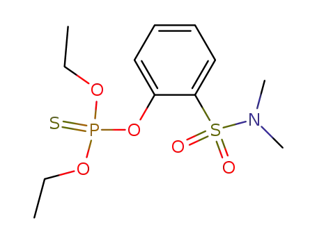 Molecular Structure of 30978-92-8 (O-[2-(dimethylsulfamoyl)phenyl] O,O-diethyl phosphorothioate)