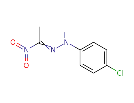 Molecular Structure of 23851-66-3 ((2Z)-1-(4-chlorophenyl)-2-(1-nitroethylidene)hydrazine)