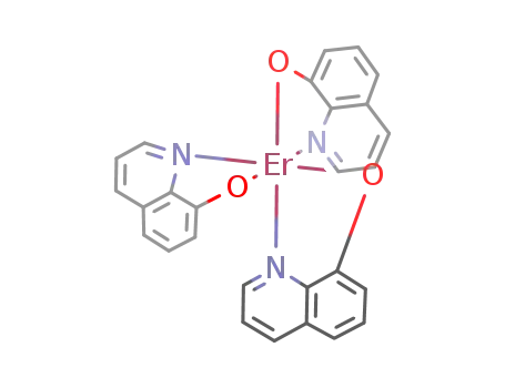 Molecular Structure of 23606-16-8 (Tris(8-hydroxyquinolinato)erbium)