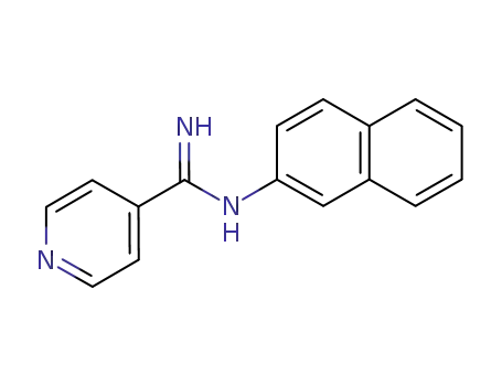 Isonicotinamidine, N-2-naphthyl-