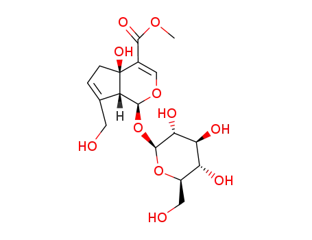 (1S)-1α-(β-D-Glucopyranosyloxy)-1,4a,5,7aα-tetrahydro-4aα-hydroxy-7-(hydroxymethyl)cyclopenta[c]pyran-4-carboxylic acid methyl ester