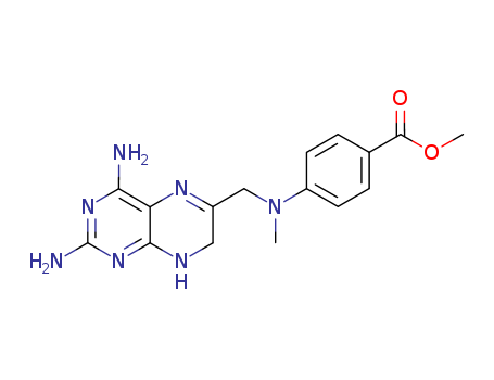 23890-40-6,methyl 4-{[(2,4-diamino-7,8-dihydropteridin-6-yl)methyl](methyl)amino}benzoate,Benzoicacid, p-[[(2,4-diamino-7,8-dihydro-6-pteridinyl)methyl]methylamino]-, methylester (8CI); NSC 128727