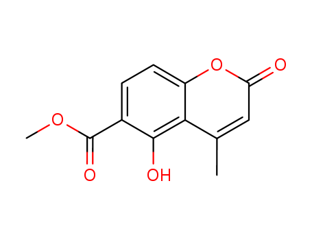 2H-1-Benzopyran-6-carboxylicacid, 5-hydroxy-4-methyl-2-oxo-, methyl ester cas  70093-11-7