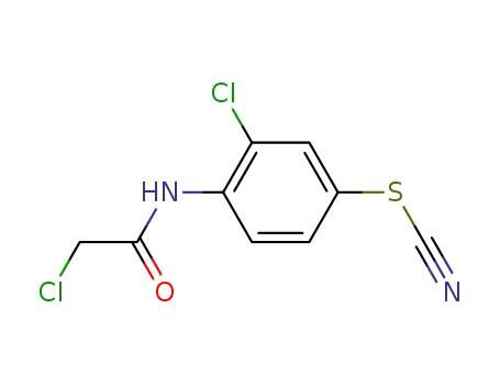 3-Chloro-4-[(chloroacetyl)amino]phenyl thiocyanate