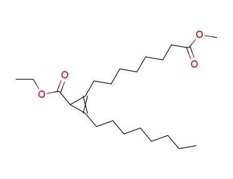 ethyl 2-(8-methoxy-8-oxooctyl)-3-octylcycloprop-2-ene-1-carboxylate
