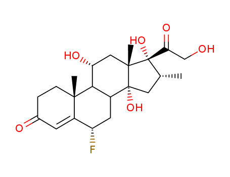 Pregn-4-ene-3,20-dione,6a-fluoro-11b,14,17,21-tetrahydroxy-16a-methyl- (7CI,8CI) cas  3092-91-9