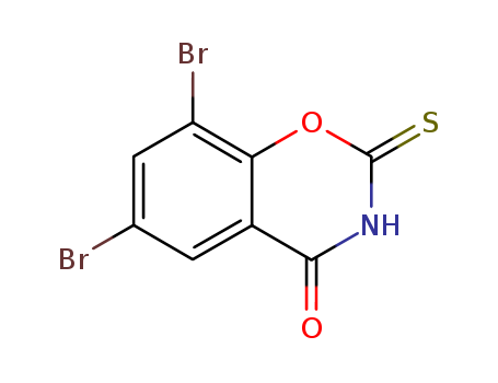 4H-1,3-Benzoxazin-4-one,6,8-dibromo-2,3-dihydro-2-thioxo-