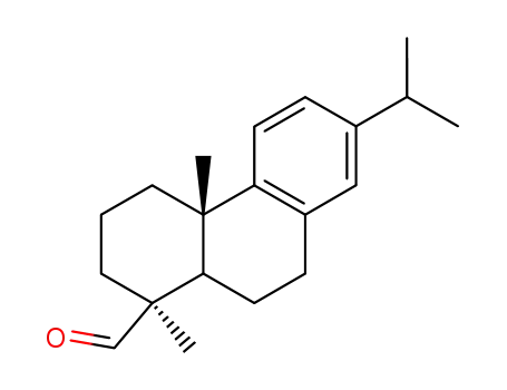Molecular Structure of 24035-50-5 (13-Isopropylpodocarpa-8,11,13-trien-19-al)