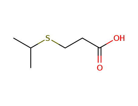 Propanoic acid,3-[(1-methylethyl)thio]- cas  24383-50-4